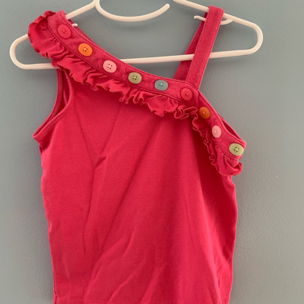 Girls tank top with beautiful accents